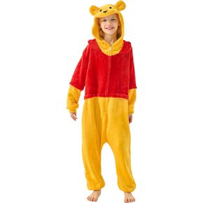 Kids Animal Onesie Pajamas,Children Flannel Halloween Cosplay Costume Unisex Homewear Sleepwear