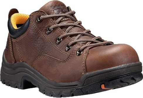 Timberland PRO Women's TiTANA Oxford Work Boot, Brown, 8.5 Wide in Saudi Arabia