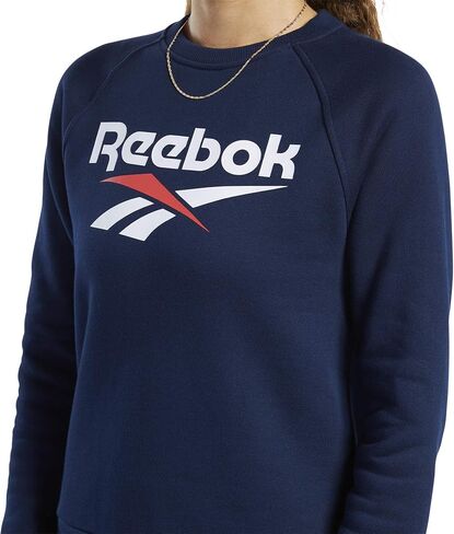 Reebok Classic Vector Crewneck, Light Grey Heather, Medium in Saudi Arabia