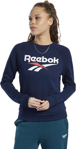 Reebok Classic Vector Crewneck, Light Grey Heather, Medium in Saudi Arabia