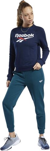 Reebok Classic Vector Crewneck, Light Grey Heather, Medium in Saudi Arabia