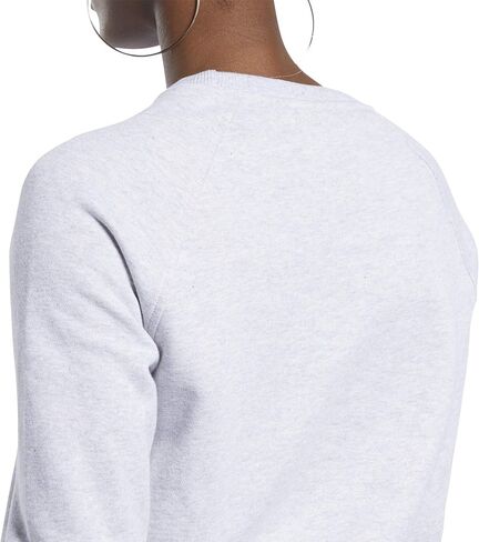 Reebok Classic Vector Crewneck, Light Grey Heather, Medium in Saudi Arabia