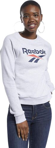 Reebok Classic Vector Crewneck, Light Grey Heather, Medium in Saudi Arabia