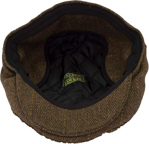 Walker and Hawkes - Derby Tweed Eddie Flat Cap w/Foldable Ear Flaps in Saudi Arabia