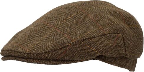 Walker and Hawkes - Derby Tweed Eddie Flat Cap w/Foldable Ear Flaps in Saudi Arabia