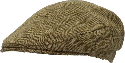 Walker and Hawkes - Derby Tweed Eddie Flat Cap w/Foldable Ear Flaps in Saudi Arabia