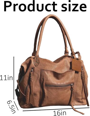 Women's Tote Bag Free Tote Bag People with Zipper Large Women Vegan Leather Handbags with Adjustable Strap in Kuwait