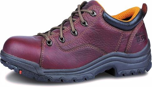 حذاء عمل Timberland Pro نسائي Titan Oxford من خليط معدني لأصابع القدم، متوسط، بني محبب بالكامل، متوسط, بني محبب بالكامل., Medium in Saudi Arabia