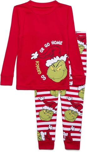 The Grinch who Stole Christmas Matching Family Pajamas - Adult, Kids, Baby, Infant, Pets in Kuwait