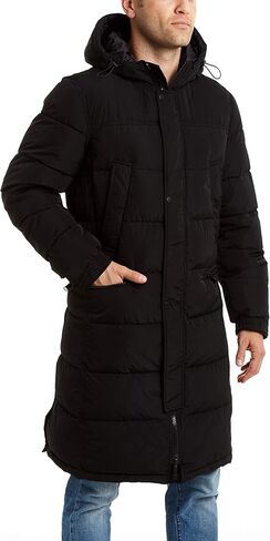 Vince Camuto Men's Long Insulated Warm Winter Coat Parka in Saudi Arabia