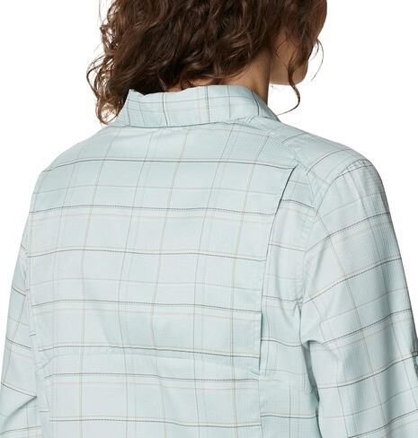 Columbia Women's Silver Ridge Lite Plaid Long Sleeve Shirt, Mauve Vapor Art Bouquet, Small in Saudi Arabia
