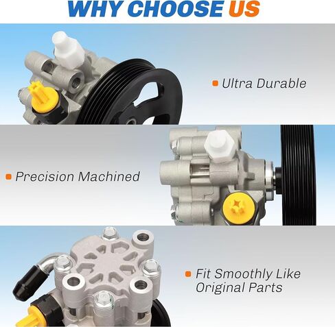 Power Steering Pump Compatible With 2001-2007 Toyota Sequoia, 2000-2006 Toyota Tundra V8 4.7L Power Assist Pump, ‎‎215264 965264 443100C030 443200C020 in Saudi Arabia