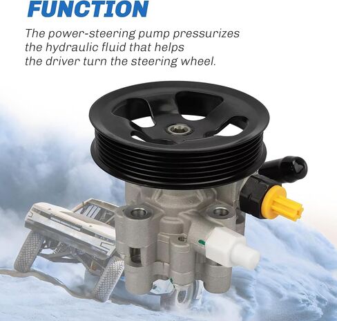 Power Steering Pump Compatible With 2001-2007 Toyota Sequoia, 2000-2006 Toyota Tundra V8 4.7L Power Assist Pump, ‎‎215264 965264 443100C030 443200C020 in Saudi Arabia