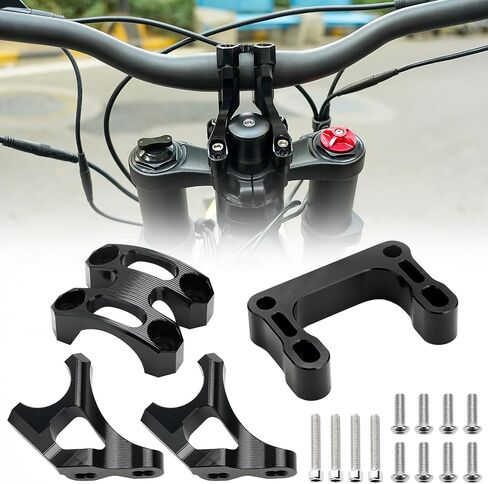 Riser Riser + Risers STEM لتلك التالاريا/سيرون لايت بي ، وسادات حاملة شريط المقبض للتاباريا ، ارتفاع ارتفاع 15 مم (0.6 ") للخلف أو للأمام in Saudi Arabia