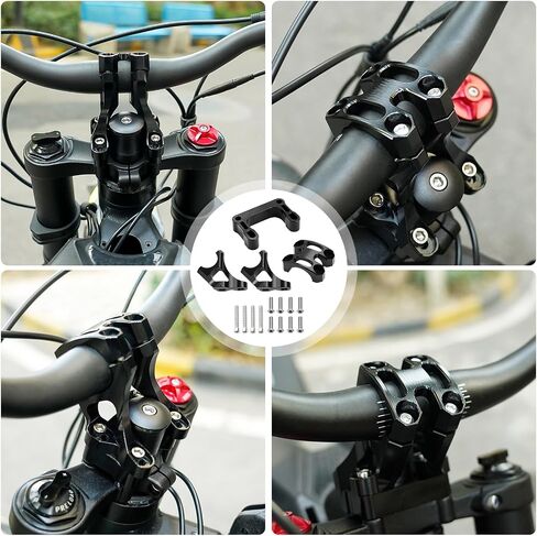 Riser Riser + Risers STEM لتلك التالاريا/سيرون لايت بي ، وسادات حاملة شريط المقبض للتاباريا ، ارتفاع ارتفاع 15 مم (0.6 ") للخلف أو للأمام in Saudi Arabia