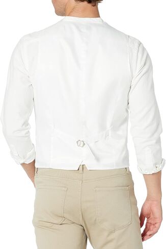 Cubavera mens Easy Care Linen-blend Vest in Saudi Arabia