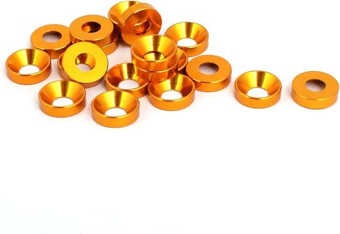 uxcell M5 Aluminium Alloy Car Bumper Trunk Washer Green 20pcs in Saudi Arabia