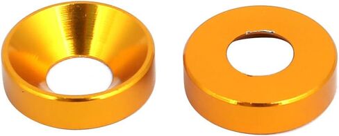 uxcell M5 Aluminium Alloy Car Bumper Trunk Washer Green 20pcs in Saudi Arabia
