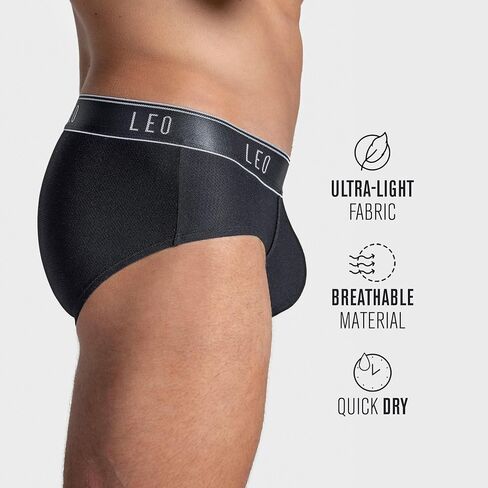LEO Breathable Fast Drying Mens Underwear - FitTech Ultra-Light Briefs in Kuwait