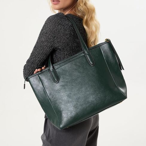 Women's Tote Bag Leather Handbag for Women 16L Large Capacity Travel Purses Ladies Shoulder Bags in Saudi Arabia