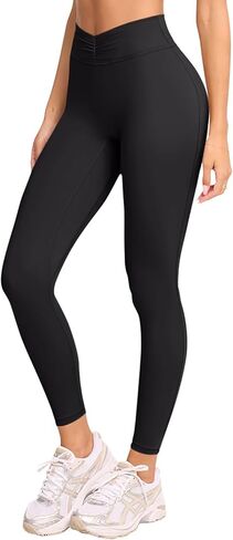 Laslulu V-High High Phecout Leggings for Women 28 "تجمع الزبدة الناعمة اللبوجين in Saudi Arabia