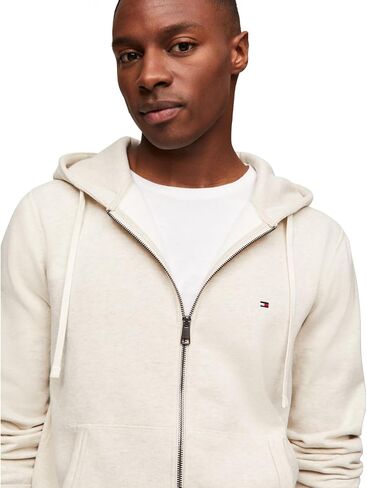 Tommy Hilfiger Men's Medium Weight Fleece Full Zip Up Hoodie in Kuwait