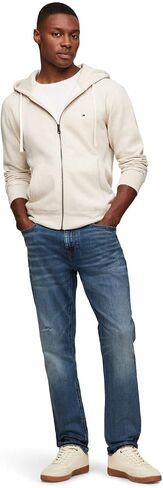 Tommy Hilfiger Men's Medium Weight Fleece Full Zip Up Hoodie in Kuwait