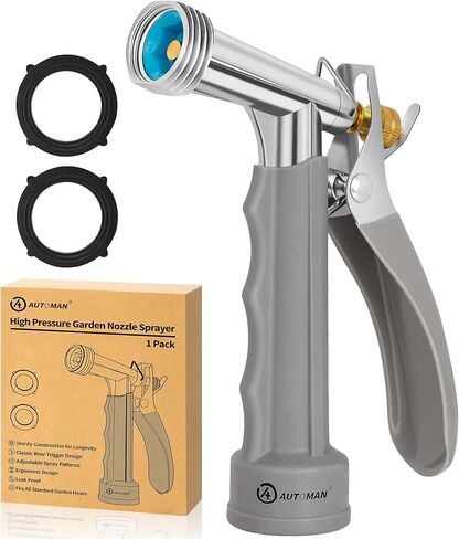 حزمة خرطوم الحديقة ذات الحجم التلقائي بحجم كامل ، وحزمة ، ومسدس عالي الضغط ، فوهة مياه ، مع أمامية ملولبة ، وتدفق مياه رذاذ قابلة للتعديل لغسل السيارة ، وأرض التنظيف ، ونباتات الري in Kuwait