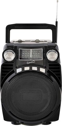 SuperSonic Bluetooth Portable 4 Band Radio, Red (SC-1390BT-Red) in Kuwait