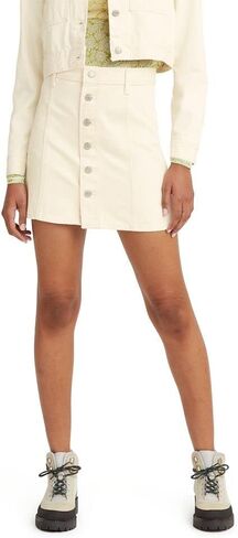 Levi's Women's A-Line Button Front Mini Skirt in Kuwait
