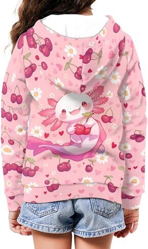 HUIACONG Zip Up Hoodie for Boys Hoodies Kids Sweatshirts Long Sleeve Full Zip Hooded Girls Streetwear in Saudi Arabia
