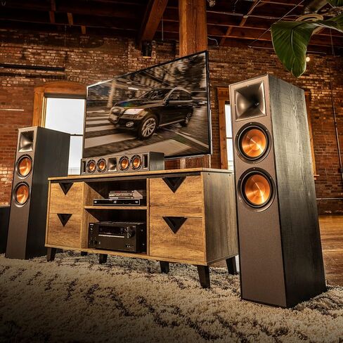 سماعة Klipsch R-620F على الأرض مع تقنية Tractrix Horn | تجربة حفلة موسيقية حية في غرفة المعيشة الخاصة بك in Saudi Arabia