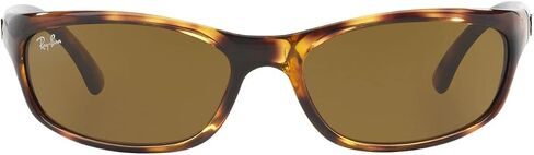 Ray-Ban Man Sunglasses Havana Frame, Dark Brown Lenses, 57MM in Saudi Arabia