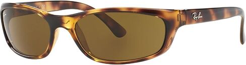 Ray-Ban Man Sunglasses Havana Frame, Dark Brown Lenses, 57MM in Saudi Arabia