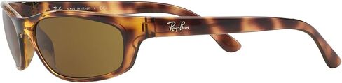 Ray-Ban Man Sunglasses Havana Frame, Dark Brown Lenses, 57MM in Saudi Arabia