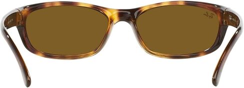 Ray-Ban Man Sunglasses Havana Frame, Dark Brown Lenses, 57MM in Saudi Arabia