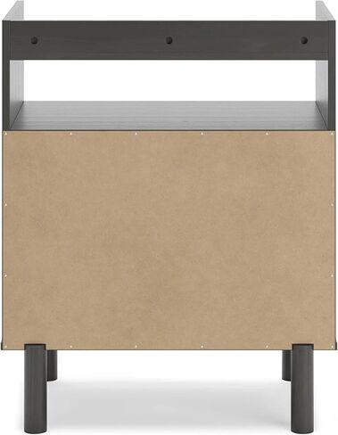 Signature Design by Ashley Calverson Mid-Century Modern Turntable Media Console, Brown in Saudi Arabia