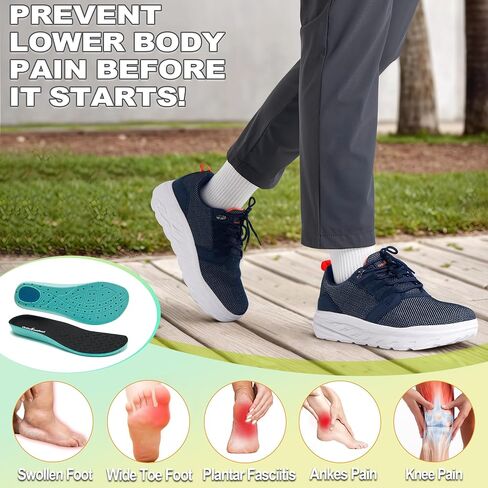 OrthoComfoot Men's Orthopedic Comfortable Diabetic Wide Shoes: Wide Toe Box Arch Support Plantar Fasciitis Sports Sneakers,Fashion Casual Hammer Toes Shoes for Foot and Heel Pain Relief in Saudi Arabia