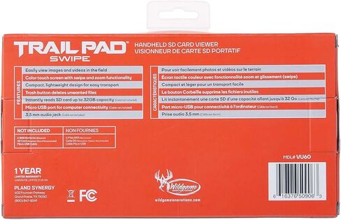 Wildgame Innovations Trail Pad | VU60 SD Card Reader with Touch Screen, Brown, 10 x 6 x 3 inches in Saudi Arabia