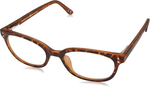 Foster Grant Women's Sheila e.Readers Reading Glasses Rectangular Blue Light Filtering, Matte Tortoise/Transparent, 50 mm + 2 in Saudi Arabia