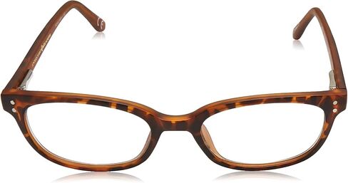 Foster Grant Women's Sheila e.Readers Reading Glasses Rectangular Blue Light Filtering, Matte Tortoise/Transparent, 50 mm + 2 in Saudi Arabia