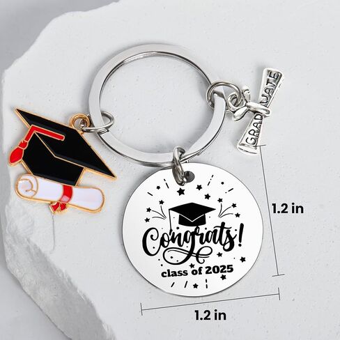 Class of 2025 Graduation Keychain Graduation Gifts, Inspirational Gifts College Middle High School Student Senior in Saudi Arabia