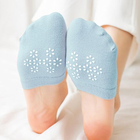 8/12 Pairs Womens No Show Half Socks Seamless Non-Slip Invisible Grip Liners Toe Topper Covers for Mules Clogs in Kuwait