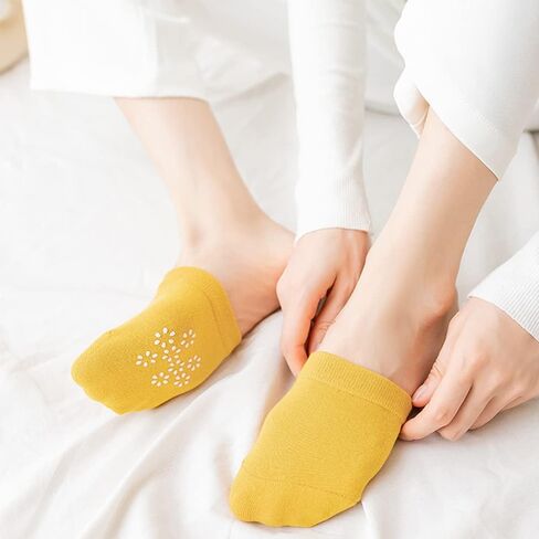 8/12 Pairs Womens No Show Half Socks Seamless Non-Slip Invisible Grip Liners Toe Topper Covers for Mules Clogs in Kuwait