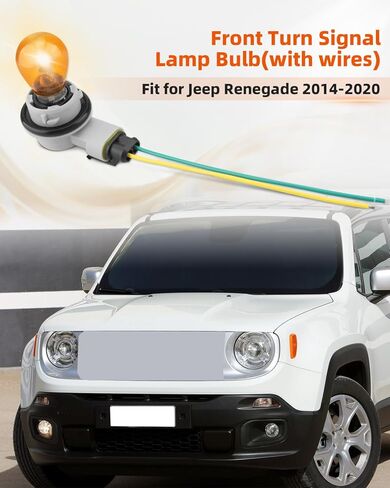 Front DRL DRL Running Light Light Light Lamp Lamp Litm لجيب Renegade 2014 2015 2015 2017 2018 2019 2020 ، بدون أسلاك in Kuwait