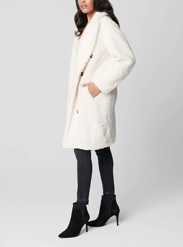 [BLANKNYC] womens Luxury Clothing Faux Fur Jacket, Comfortable & Casual Coat in Saudi Arabia