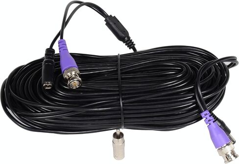 VideoSecu HD Security Camera Cable Pre-made All-in-One BNC Video Power Extension Wire Cord with BNC RCA Connectors for 720P 960P 960H CCTV Surveillance Camera DVR System in Saudi Arabia