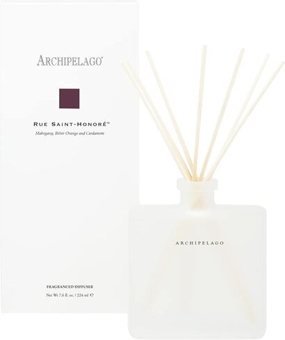 Archipelago Botanicals Charleston Reed Diffuser, Home Fragrance Reed Diffuser, Includes Fragrance Oil, Frosted Glass Vessel & 10 Diffuser Reeds, Perfect for Home, Office or Gift, 7.6 Fl Oz in Kuwait