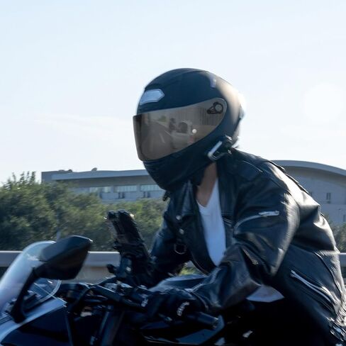 Qwork Helment Helment Poundor ، وقوة دخان عميقة ملون ، وحماية للأشعة فوق البنفسجية ، وخدش وقشر مقاومة in Kuwait
