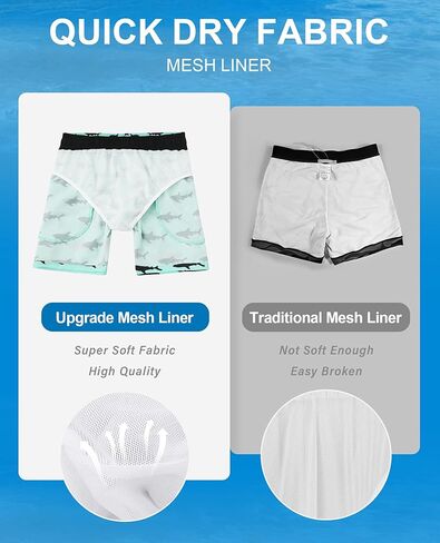 رجال السباحة رجال 5 بوصات مع شبكات بطانة تجف جافة الجافة بدلات الاستحمام للرجال شورتات السباحة للرجال للرجال in Kuwait